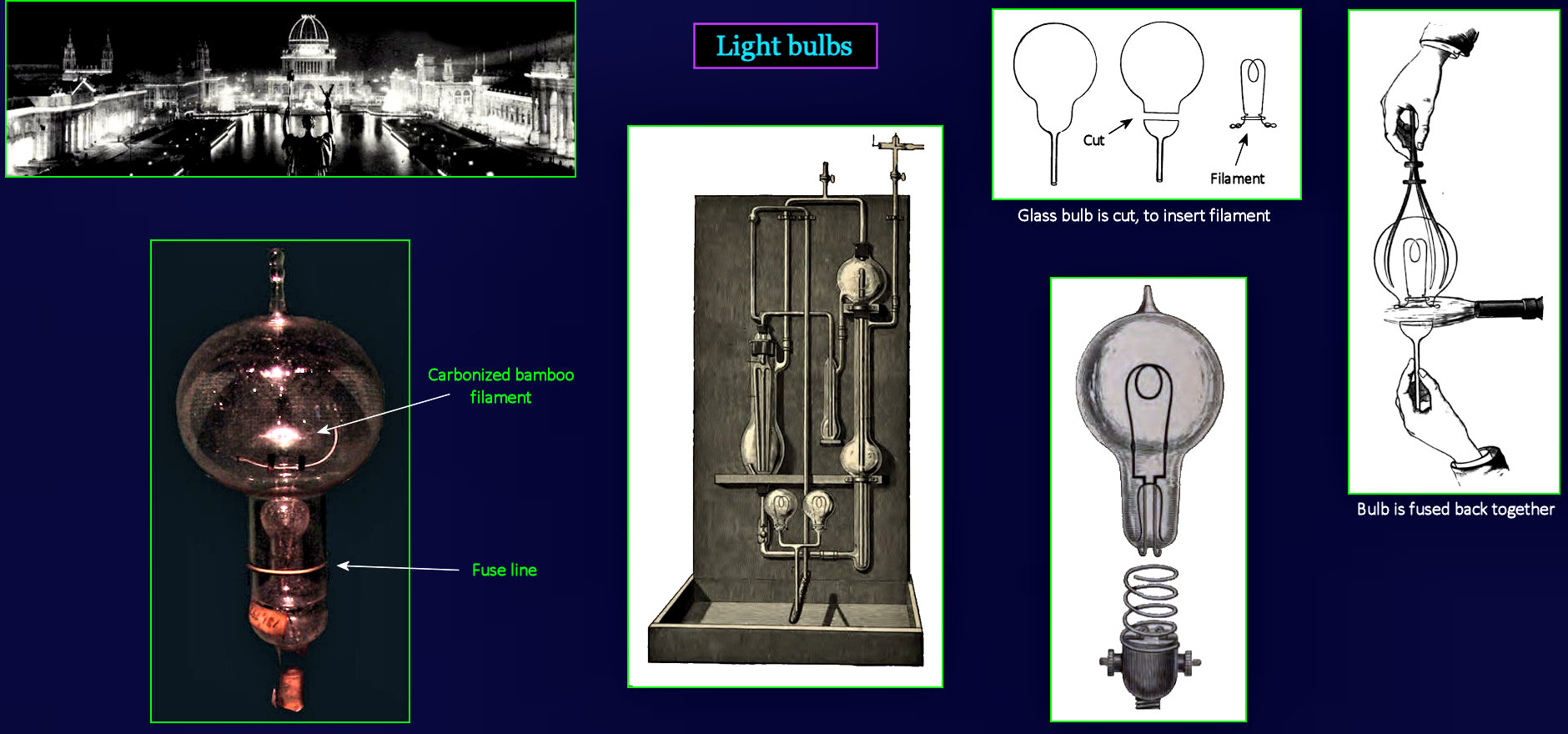 Early lighting, 1893